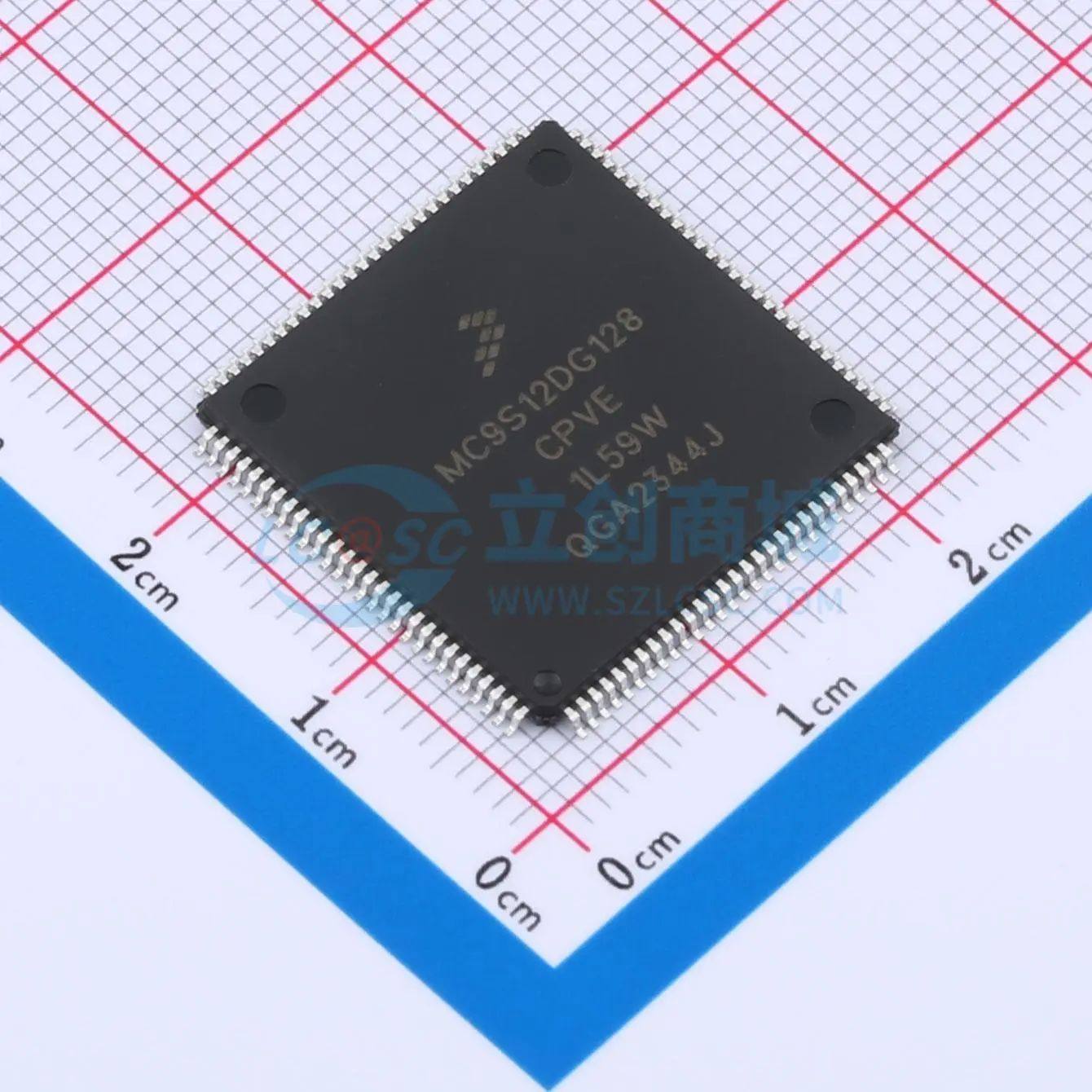 全新原装 MC9S12DG128CPVE LQFP-112(20x20) 单片机(MCU/MPU/SOC)