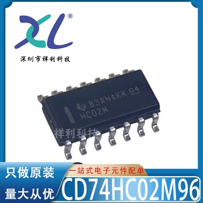 CD74HC02M 74HC02M CD74HC02【供应TI门极和反相器】全新原装