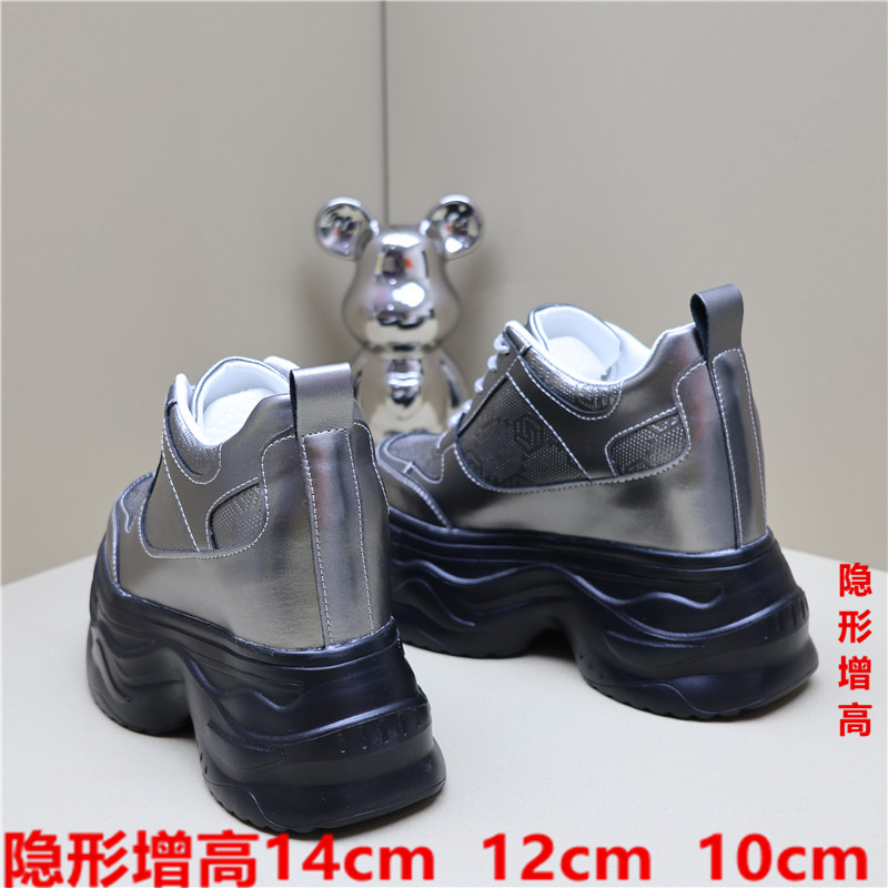 超高厚底12cm小白鞋休闲运动鞋