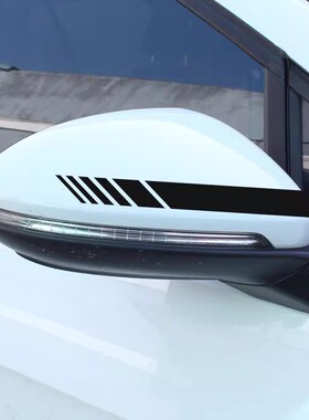 适用于奔驰C200车贴拉花彩贴 后视镜改装贴纸CLA220 C63CLA45