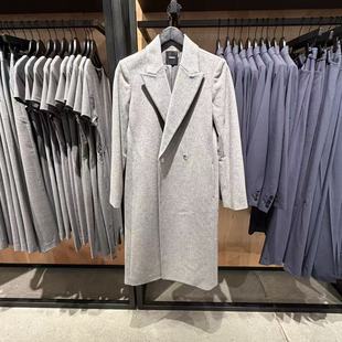 Theory女士羊毛羊绒混纺大衣长款毛呢外套 美国代购直邮