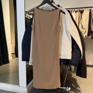 Theory女士无袖连衣裙 三醋酯背心裙 修身通勤职场 美国代购