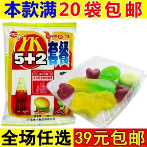 优卡5+2套餐橡皮糖后记忆qq糖