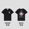 Front and Back Models-Branch and Leaf Tennis Icon-White Black