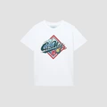 No. 25 Flag Square White