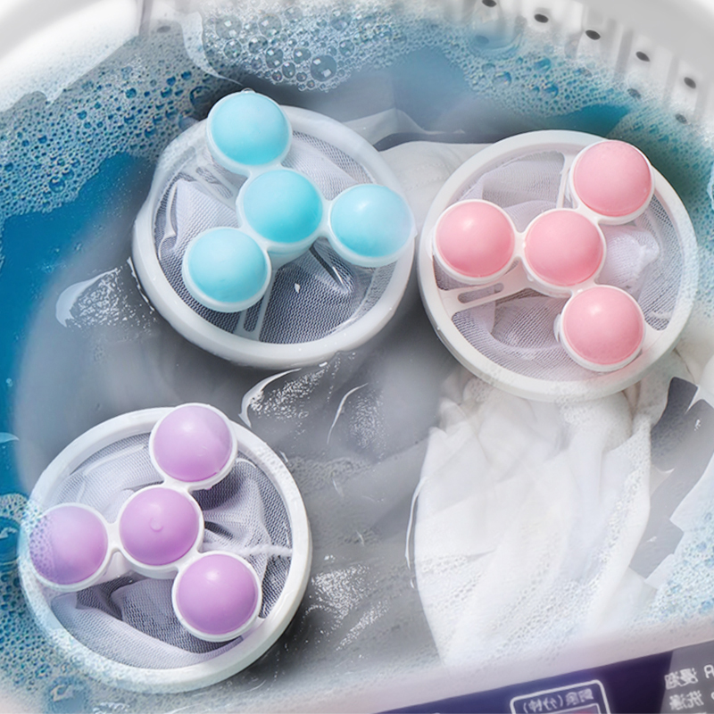 洗衣机过滤网袋漂浮收集器洗衣服吸毛去杂物毛发神器除毛器洗衣袋