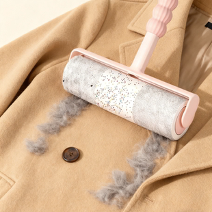 粘毛器强力粘毛衣服不伤衣滚筒粘纸卷纸可撕式粘头发神器沾毛筒