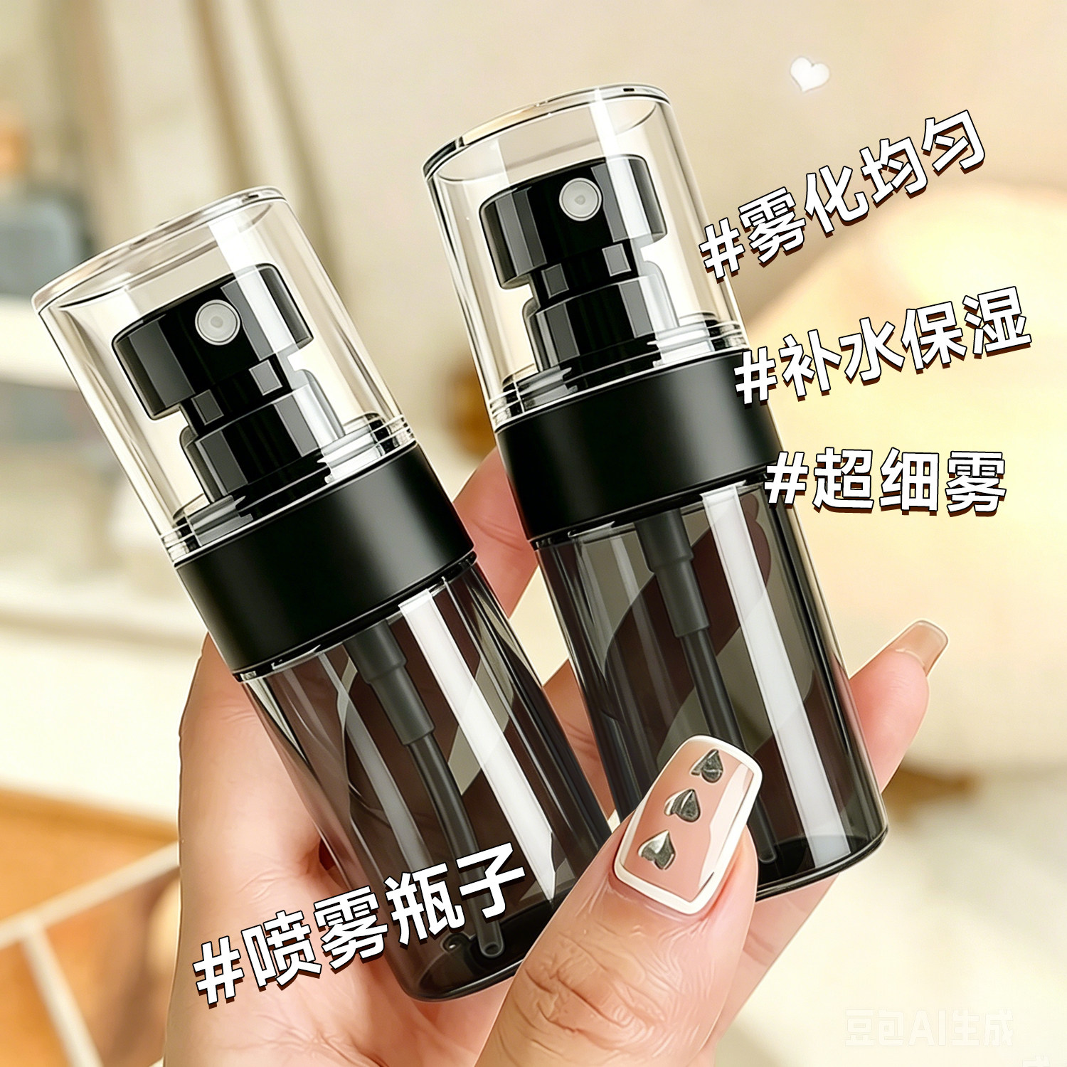 喷雾瓶超细雾便携化妆品小喷壶雾状面部补水瓶子喷瓶爽肤水喷雾器