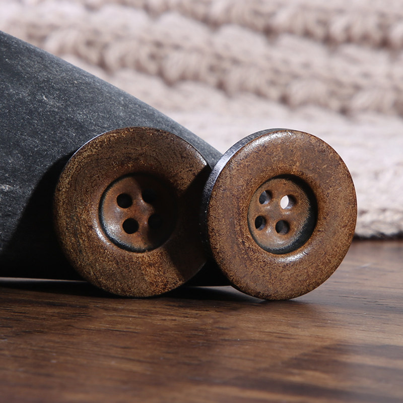 做旧牛角纽扣高档衣服外套扣子百搭圆形西装西服大衣毛衣钮扣复古,居家布艺,纽扣,淘宝优惠券,粉丝福利购,淘宝优惠卷