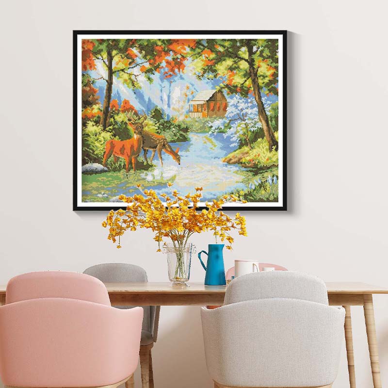 钻石画2023年新款客厅卧室贴钻