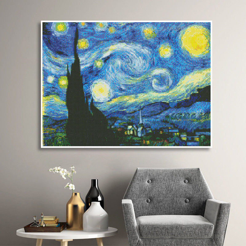 钻石画星空梦幻风景系列满钻自己贴钻十字绣手工客厅满钻2026新款