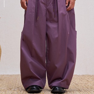 2.0〕日系阔腿纯色条纹长裤 Unlimited Mote〔气球裤