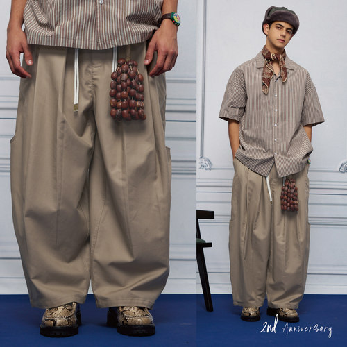 Unlimited Mote〔二周年限定〕气球裤2.0Excella拉链/果实扣