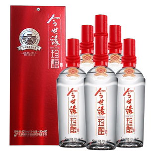 今世缘42度红珍酿480ml*6瓶整箱装