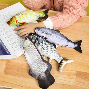 摇摆鱼会跑跳动的仿真玩具游泳男孩女孩电动宝宝网红儿童抖音同款
