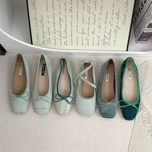 晚风鞋子法式复古软底单女