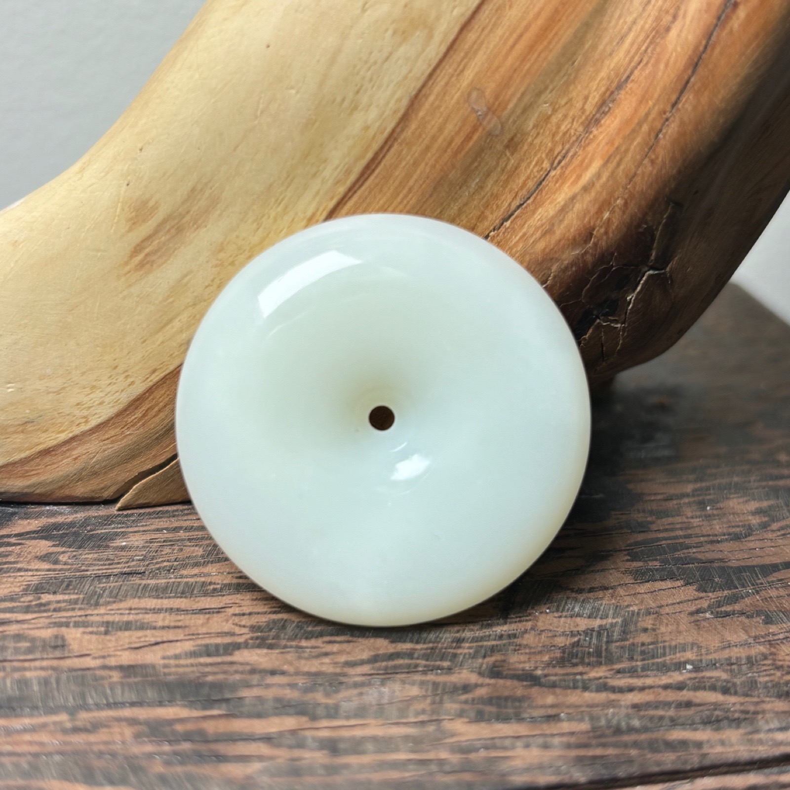 和田玉罗甸玉平安扣项链白玉