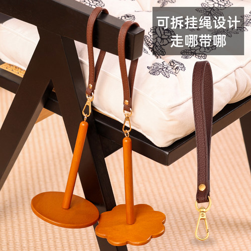 手工DIY编织围巾帽子打毛线工具神器手提式支架毛线轴随身便携架