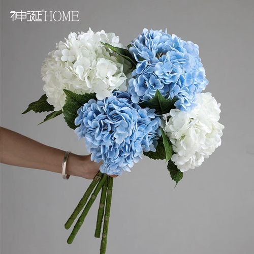 绣球花插花束假花仿真花摆件