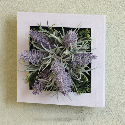 创意家居墙饰服装店铺墙上装饰品美式仿真植物客厅墙面壁挂壁饰