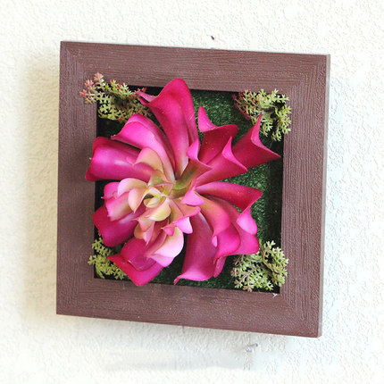 创意家居墙饰服装店铺墙上装饰品美式仿真植物客厅墙面壁挂壁饰