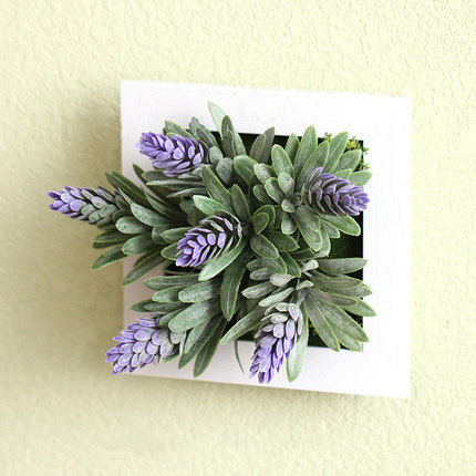 创意家居墙饰服装店铺墙上装饰品美式仿真植物客厅墙面壁挂壁饰