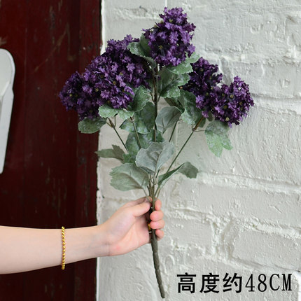 田园乡村绢花假花仿真花艺美式家居客厅房间餐桌装饰花插花束摆件