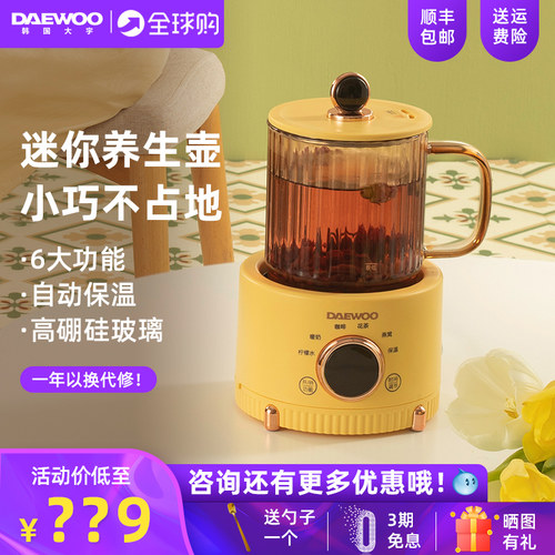 大宇养生壶办公室小型mini电热