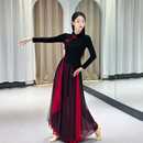 复古国风舞演出服女 民族舞蹈服中青年改良旗袍修身 古典舞服装 新款