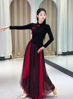 中青年旗袍古典舞服装
