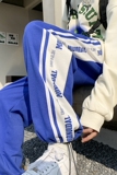 2026春季新款克莱因蓝字母印花抽绳九分卫裤XZ604-KP57-P55控68，男装休闲裤，星座604