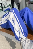 2026春夏克莱因蓝字母印花抽绳九分卫裤XZ604-KP57-P55控68，男装休闲裤，星座604