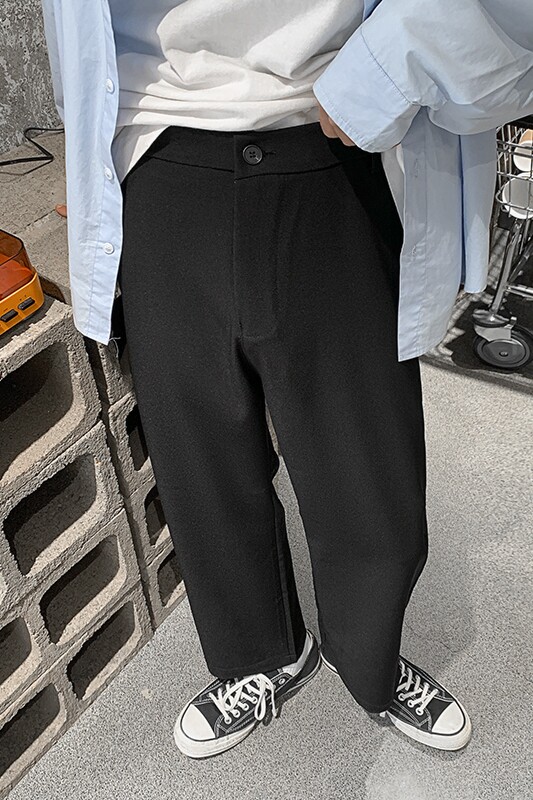 2026新款九分高品质四季款半松紧腰休闲西裤XZ604-KG26-P55控68,男装西裤,星座604