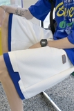2026夏季自制新款华夫格假两件短裤XZ604-KP67-P35控48，男装牛仔裤，星座604
