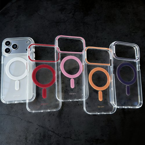 CICI-CITY亚克力高透明耐刮适用iphone17promax苹果16pro男女15简约14高级13包相机ai金属按键防摔磁吸手机壳