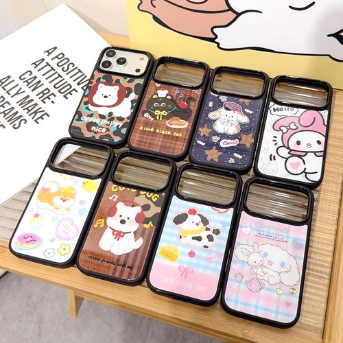 玻璃鎏金磁吸苹果17promax手机壳