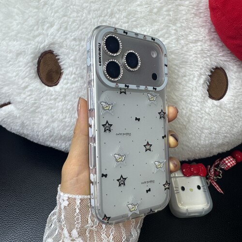 ins小动物LEKAIKU侧颜适用iphone苹果17promax可爱16pro卡通女生小众包相机AI独立按键磨砂抗指纹防摔手机壳