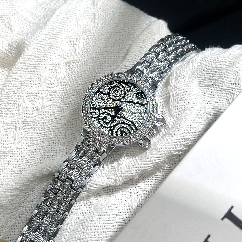 歌迪轻奢满天星女表小众复古云朵设计感创意钢带石英手表