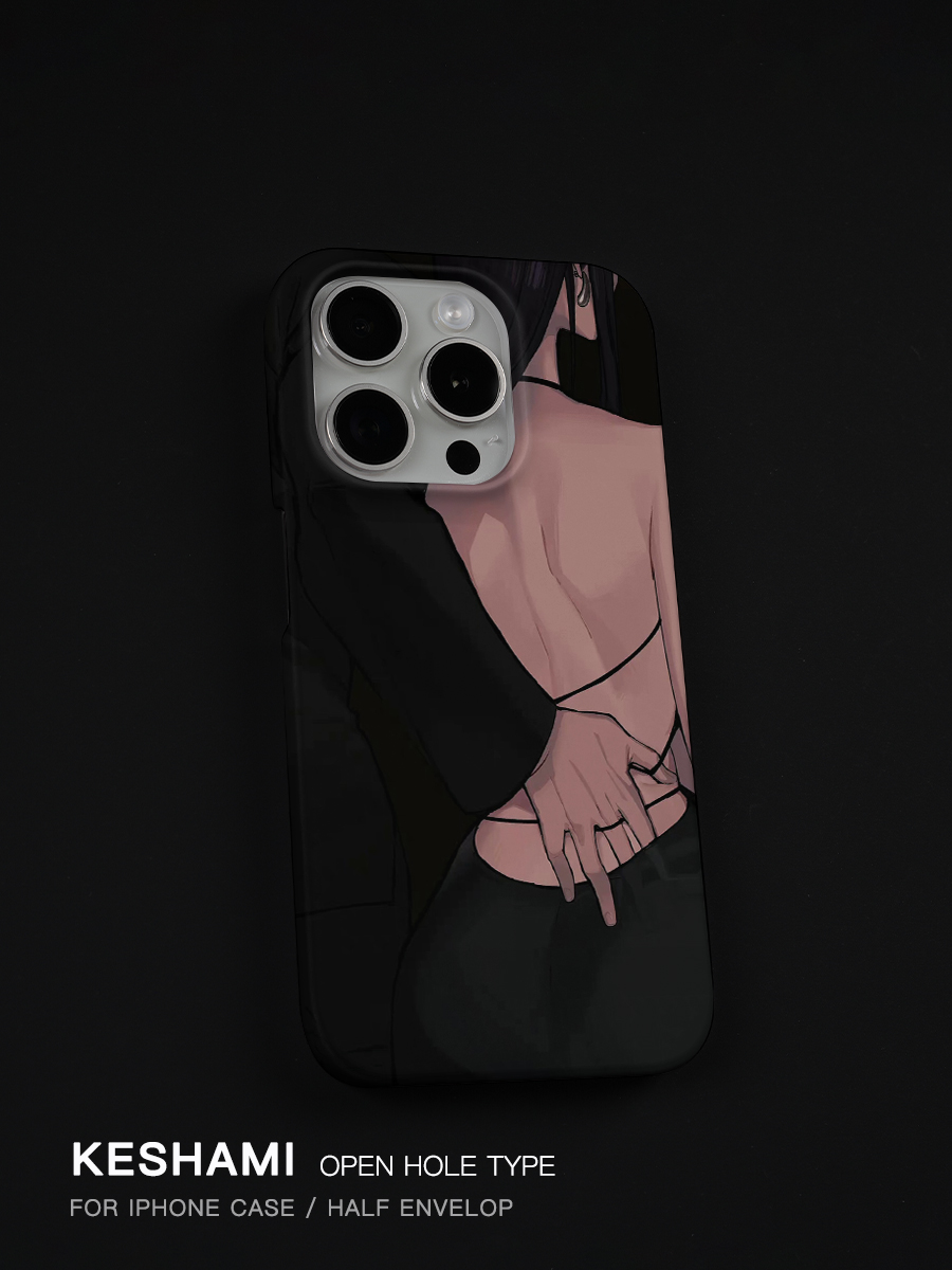 苹果系列15Pro磨砂硬壳潮流风