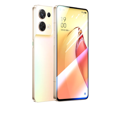 适用opporeno8钢化膜高清防摔