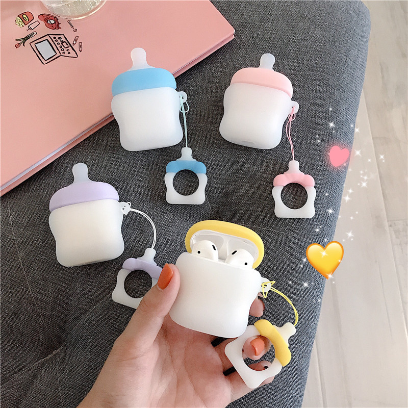 奶瓶奶嘴airpods保护套airpods2代无线蓝牙耳机套苹果Airpods二代充电盒保护套软壳透明硅胶一代保护套手指扣在类目 3C数码配件, MP3/MP4配件, 耳机配件中 - 来自Buy2taobao.com提供专业的淘宝代购服务