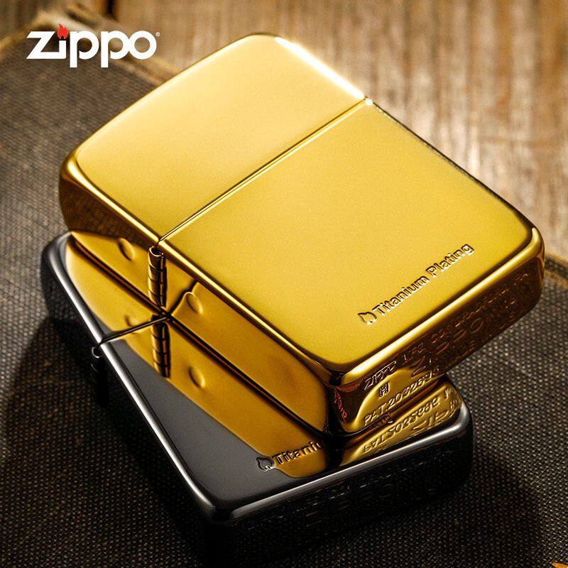 Zippo正版打火机官方正品1941镀钛雅痞男士防风煤油商务礼物