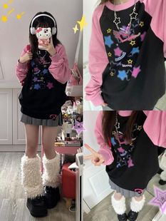 Star Kpo Y2K Harajuku Deeptown Women Print Aesthetic Hoodies