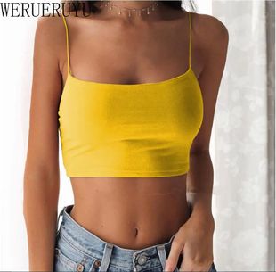 Corset Clothin Sleeveless Aesthetic Sexy Women Crop Vest Top