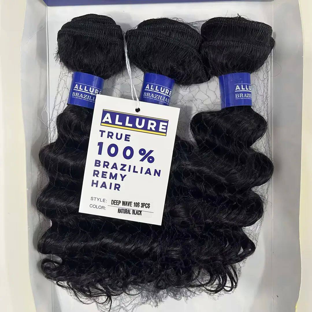 package hair human hair bundles black long deep wave wavy cu