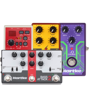 Hartke哈克attack2 DI盒HL77录音HF44法兹HC33单块效果器贝斯BASS