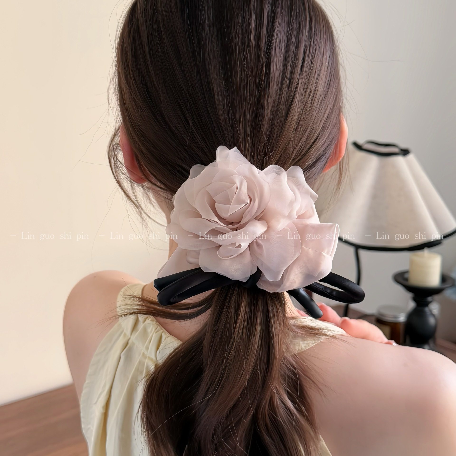 浪漫超仙玫瑰花发圈气质博主蝴蝶结高级感皮筋时尚扎马尾发绳头绳,饰品/流行首饰/时尚饰品新,发饰,淘宝优惠券,粉丝福利购,淘宝优惠卷