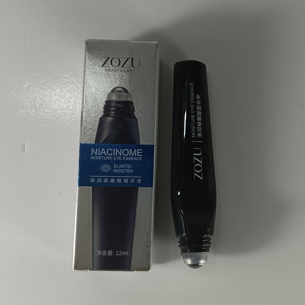 ZOZU眼精华液补水莹采走珠淡化细纹鱼尾纹眼部紧致眼霜正品