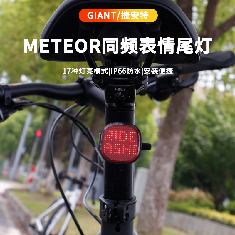 捷安特自行车骑行配件自行车尾灯