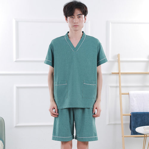 养生馆汗蒸服洗浴中心衣服服男浴服养生馆按摩服美容院顾客衣服
